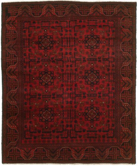 Afghan Finest Khal Mohammadi 5'1" x 6'3" Hand-knotted Wool Rug 