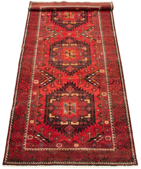 Persian Style 4'8" x 10'6" Hand-knotted Wool Rug 