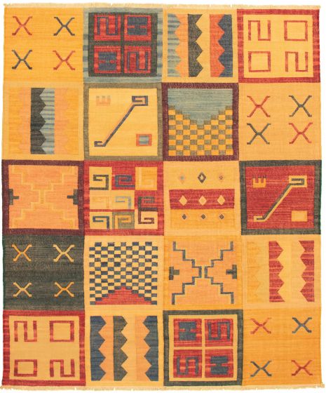 Turkish Sundance 8'3" x 10'0" Flat-Weave Wool Kilim 