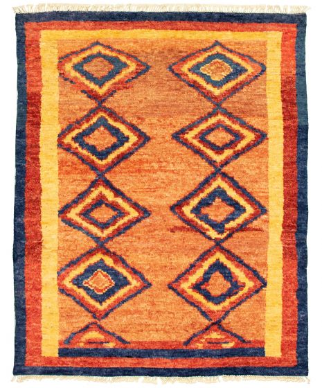 Pakistani Pak Finest Marrakesh 7'1" x 8'9" Hand-knotted Wool Rug 