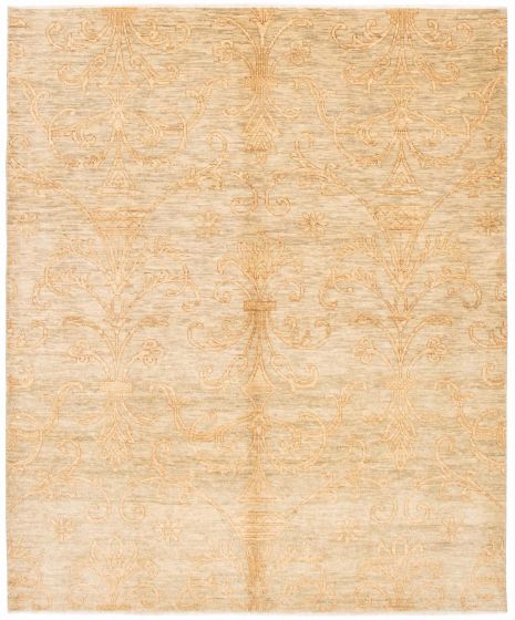Indian Mystique 8'3" x 10'0" Hand-knotted Wool Rug 