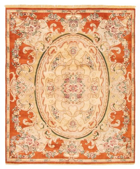 Pakistani Pako Persian 18 Of 20 7'11" x 9'9" Hand-knotted Wool Rug 