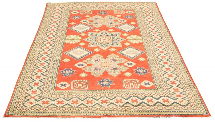 Afghan Finest Ghazni 6'7" x 9'6" Hand-knotted Wool Rug 