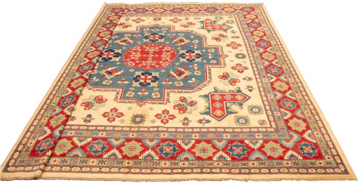 Afghan Finest Ghazni 13'1" x 13'2" Hand-knotted Wool Rug 