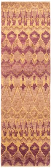 Indian Shalimar 2'5" x 8'1" Hand-knotted Wool Rug 