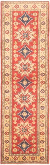 Afghan Finest Ghazni 2'9" x 9'7" Hand-knotted Wool Rug 