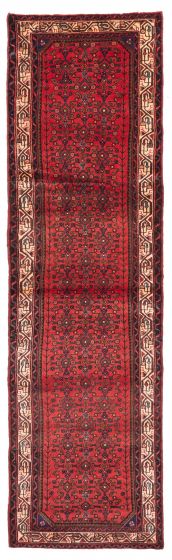 Persian Style 2'6" x 9'3" Hand-knotted Wool Runner Rug 