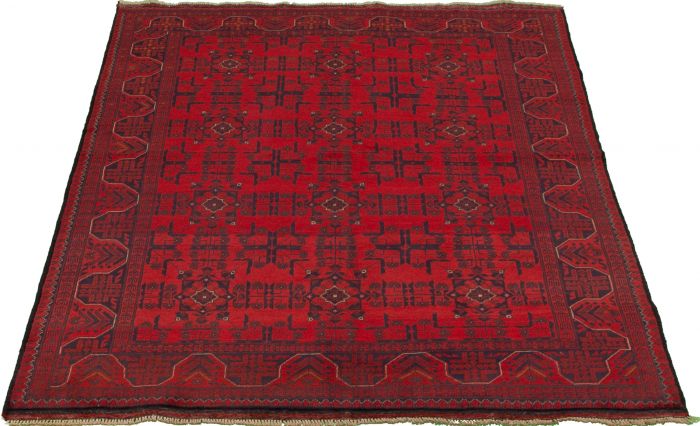 Afghan Finest Khal Mohammadi 5'6" x 7'4" Hand-knotted Wool Rug 