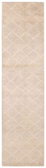Indian Tangier 2'11" x 11'10" Hand-knotted Wool Rug 