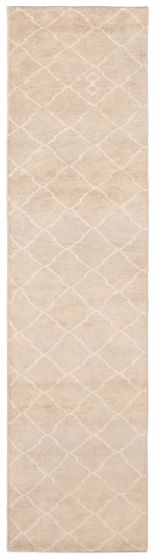 Indian Tangier 2'11" x 11'9" Hand-knotted Wool Rug 
