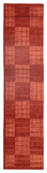 Nepal Opulence 2'11" x 15'3" Hand-knotted Wool & Silk Runner Rug 