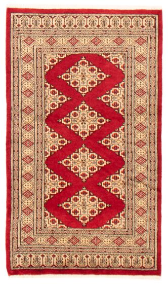 Tapis peshawar bokhara 2'6" x 4'0" en laine