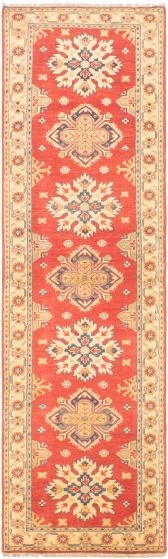 Afghan Finest Ghazni 2'7" x 9'6" Hand-knotted Wool Rug 