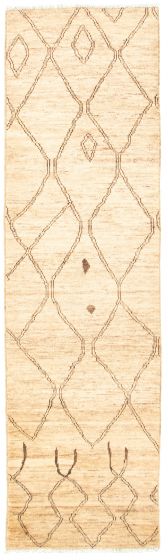 Pakistani Marrakech 2'9" x 9'8" Hand-knotted Wool Rug 