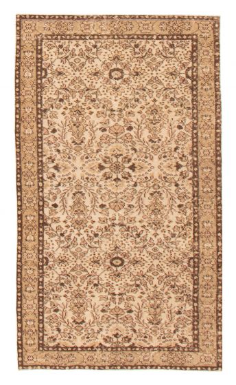 Turkish Melis Vintage 3'10" x 6'7" Hand-knotted Wool Rug 