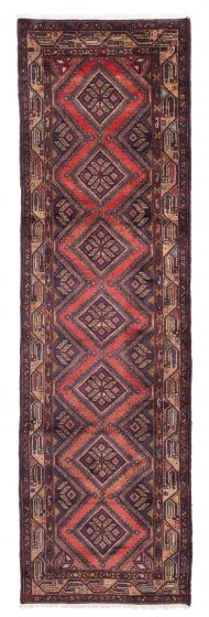 Persian Style 2'8" x 9'5" Hand-knotted Wool Runner Rug 