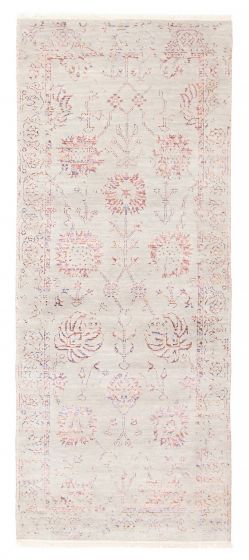 Indian Heritage 2'8" x 6'8" Hand-knotted Silk & Wool Rug 
