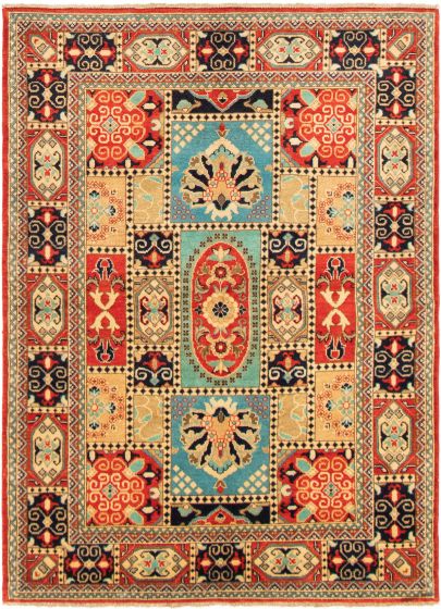 Afghan Finest Ghazni 5'0" x 6'9" Hand-knotted Wool Rug 