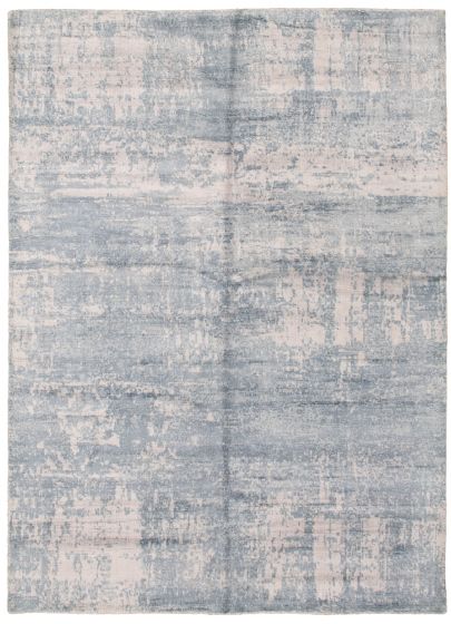 Indian Galleria 4'9" x 6'10" Hand Loomed Viscose Rug 