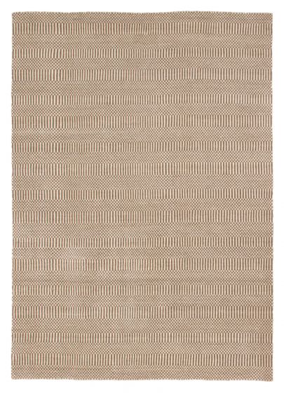Indian Silk Shadow 5'1" x 7'8" Hand Loomed Wool Rug 