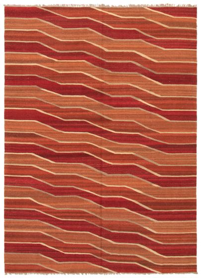 Turkish Ankara FW 5'5" x 7'10" Flat-Weave Wool Kilim 