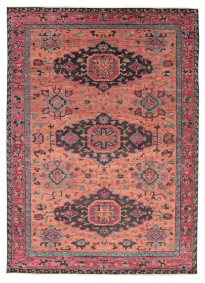 Indian Jules Serapi 10'0" x 14'0" Hand-knotted Wool Rug 
