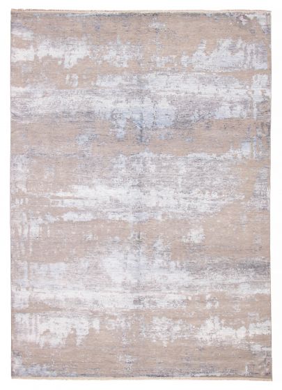 Indian Legacy 9'11" x 14'0" Hand-knotted Silk & Wool Rug 