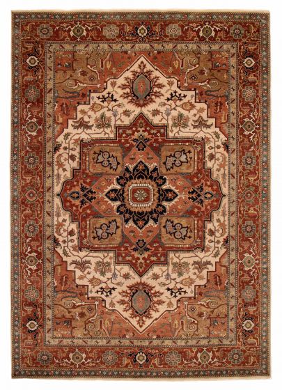 Indian Jules Sultane 9'7" x 13'8" Hand-knotted Wool Rug 
