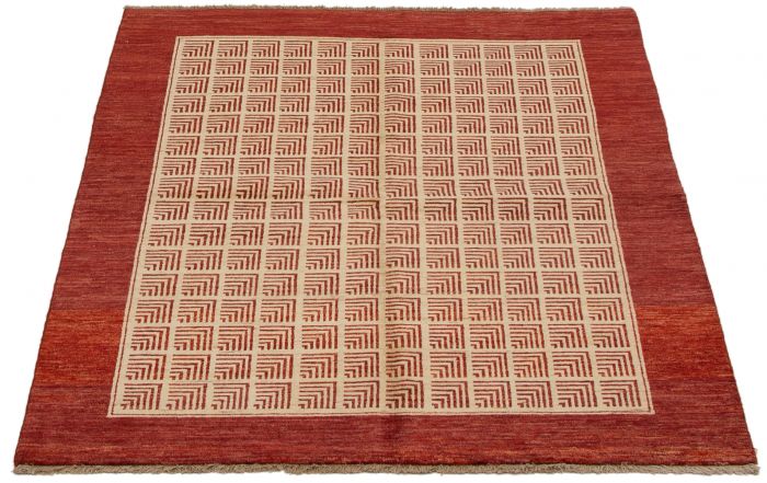 Afghan Finest Ziegler Chobi 4'10" x 6'4" Hand-knotted Wool Rug 