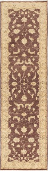 Afghan Chobi Finest 2'9" x 9'8" Hand-knotted Wool Rug 