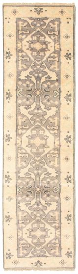 Indian Royal Oushak 2'6" x 9'10" Hand-knotted Wool Rug 