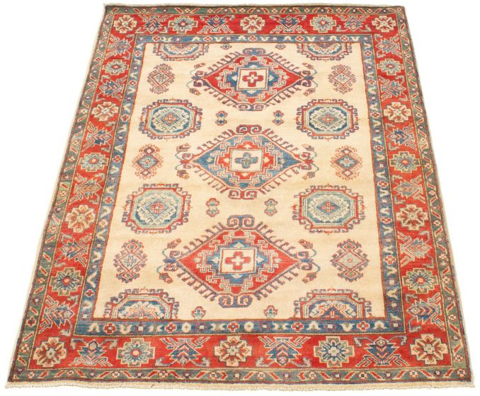 Afghan Finest Ghazni 5'1" x 6'4" Hand-knotted Wool Rug 