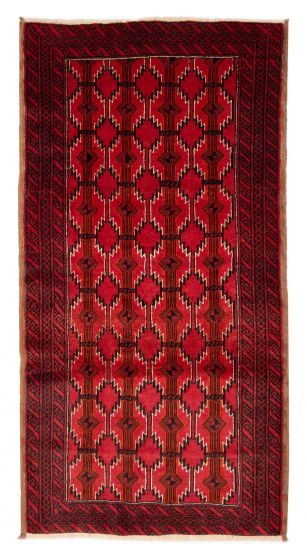 Afghan Royal Baluch 3'6" x 6'9" Hand-knotted Wool Rug 