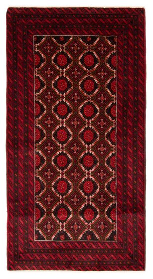 Afghan Royal Baluch 3'6" x 6'7" Hand-knotted Wool Rug 