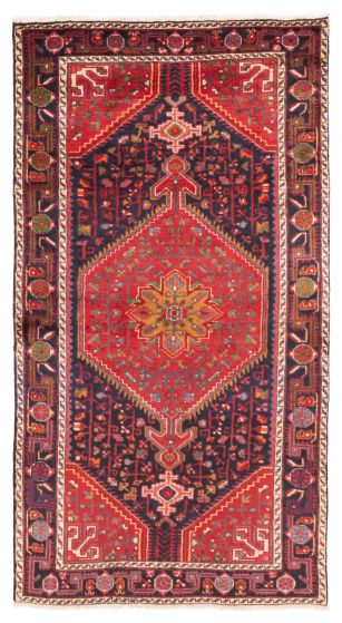 Persian Style 3'6" x 6'5" Hand-knotted Wool Rug 