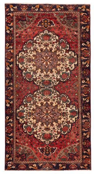 Turkish Konya Anatolian 4'11" x 9'6" Hand-knotted Wool Rug 