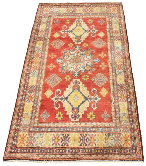 Afghan Finest Ghazni 4'0" x 6'5" Hand-knotted Wool Rug 