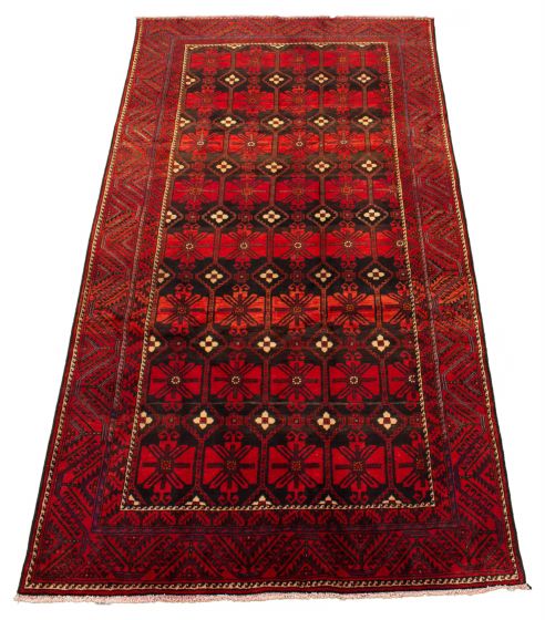 Persian Style 5'1" x 10'2" Hand-knotted Wool Rug 