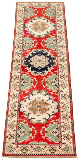 Afghan Finest Ghazni 2'8" x 9'3" Hand-knotted Wool Rug 
