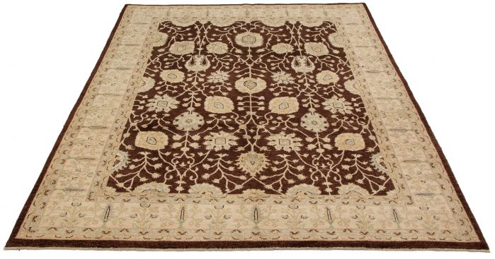 Pakistani Pako Persian 18 Of 20 8'0" x 9'9" Hand-knotted Wool Rug 