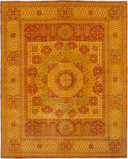 Indian Jamshidpour 8'1" x 10'1" Hand-knotted Wool Rug 