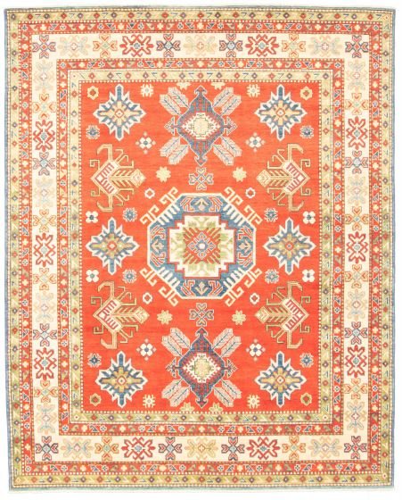 Afghan Finest Ghazni 7'11" x 9'10" Hand-knotted Wool Rug 