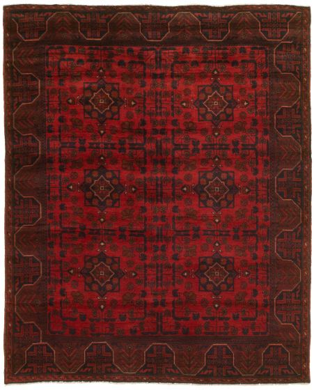 Afghan Finest Khal Mohammadi 4'11" x 6'2" Hand-knotted Wool Rug 