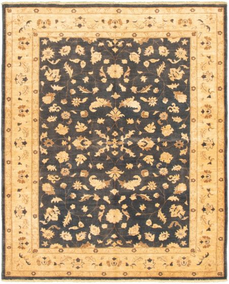 Afghan Chobi Finest 6'7" x 8'0" Hand-knotted Wool Rug 