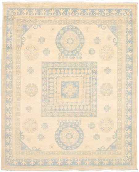 Pakistani 18 Of 20 Pak Finest Mamluk 7'11" x 9'6" Hand-knotted Wool Rug 