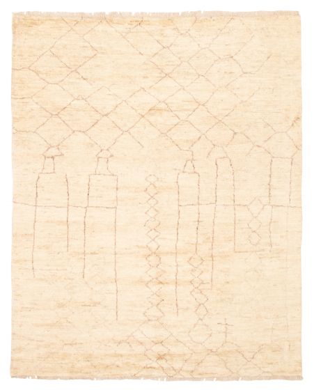 Pakistani Pak Finest Marrakesh 7'10" x 9'9" Hand-knotted Wool Rug 