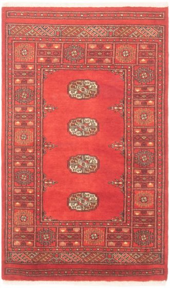 Tapis peshawar bokhara 2'8" x 4'6" en laine