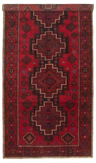 Persian Style 5'2" x 10'10" Hand-knotted Wool Rug 
