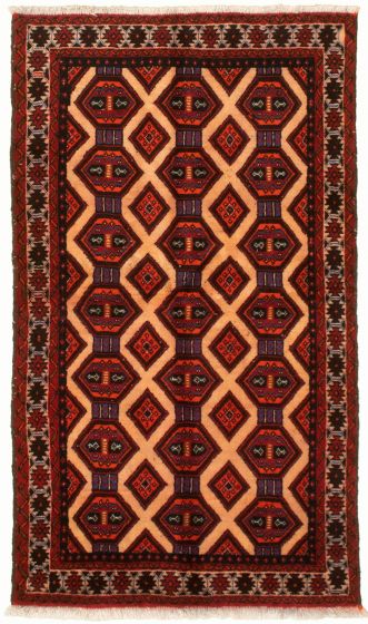 Afghan Rizbaft 3'3" x 5'9" Hand-knotted Wool Rug 
