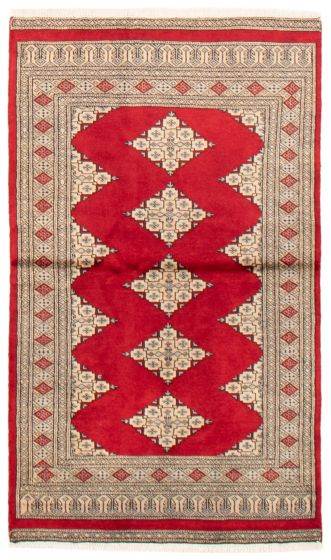 Tapis peshawar bokhara 2'11" x 5'0" en laine